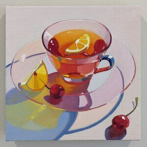 Original oil painting, 8inch 8inch, Home Decor